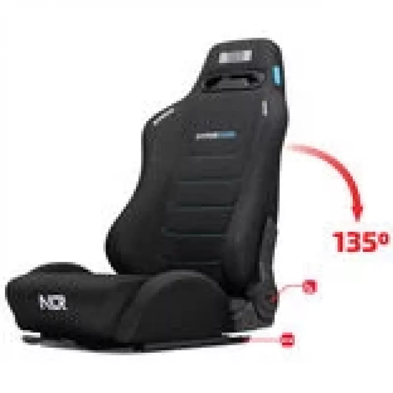 Sim-võidusõiduiste Next Level Racing ERS3 HYPERCOOL ventileeritud must — sim racing kabiiniiste