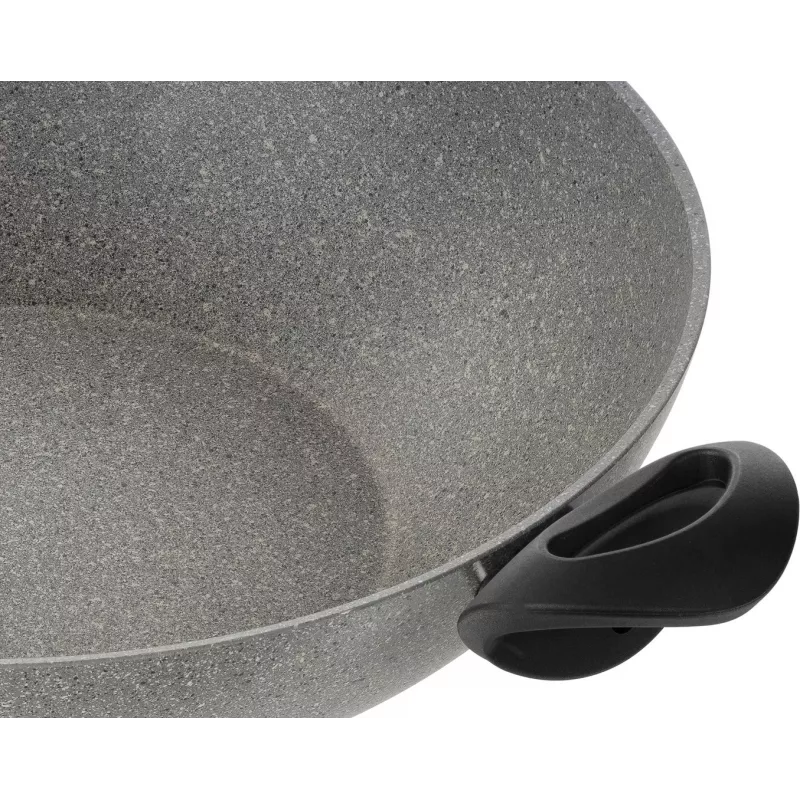Wok-pann Ballarini Ferrara FERR8KD.36D 36 cm, graniitkate, kaks käepidet ja kaas