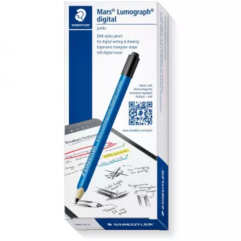 Grafiitpliiats Staedtler Mars Lumograph digital Jumbo, PEFC-sertifikaadiga, 5 otsikut