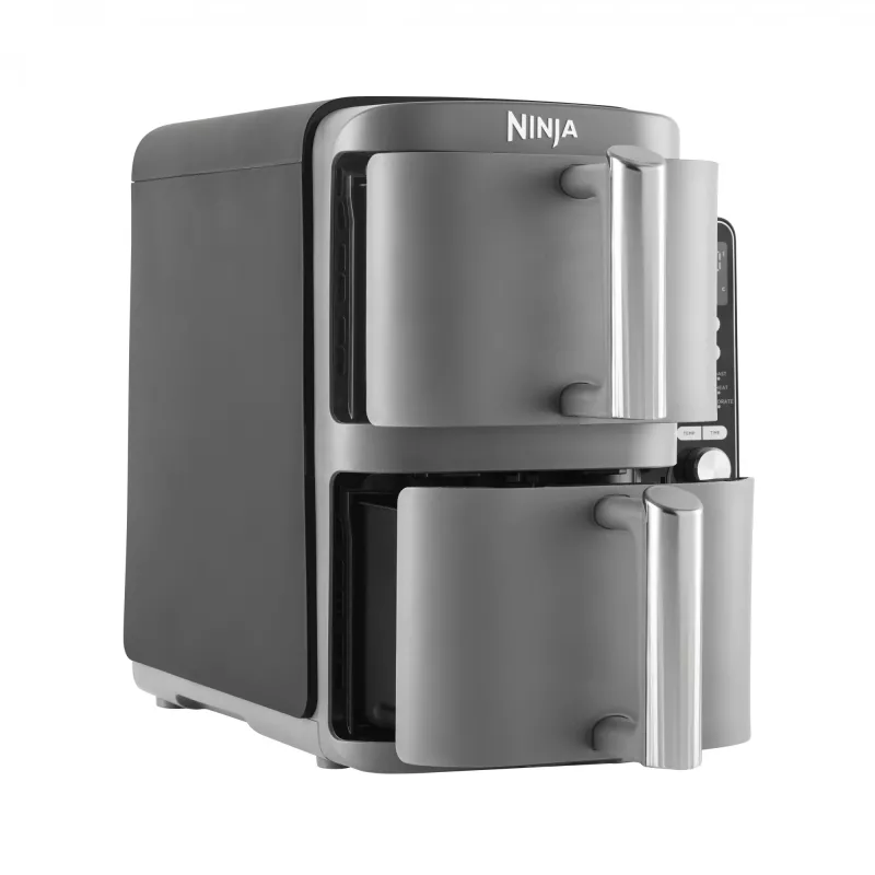 Ninja SL400EU fritüür Double 9.5 L 2470 W kuumaõhufritüür Must, Hall