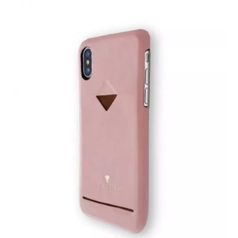VixFox tagakaas iPhone XSMAX-ile kaardipesaga, roosa