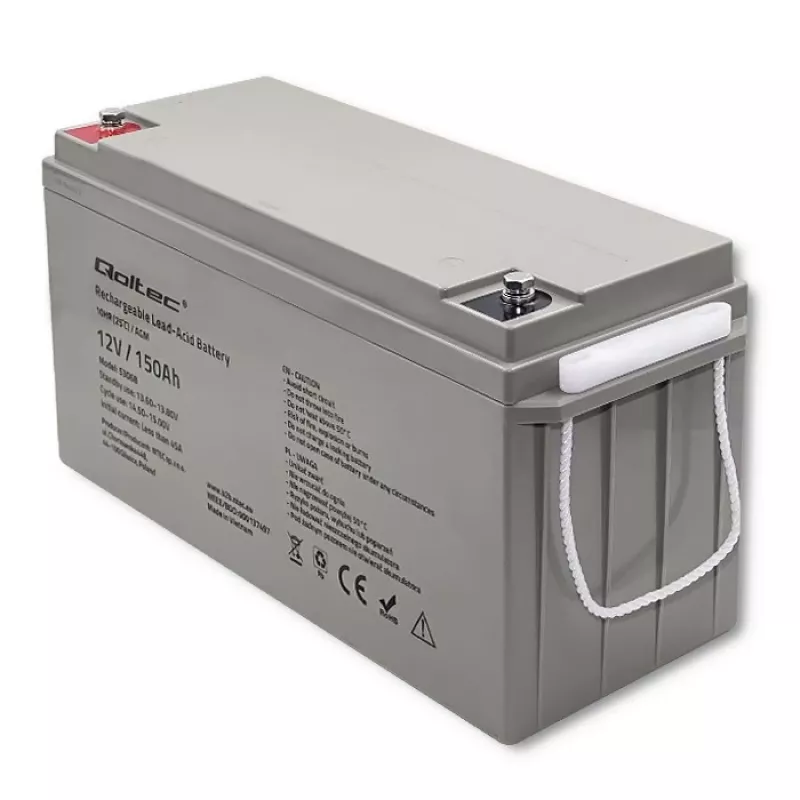 Qoltec 53068 AGM aku | 12V | 150Ah | max. 2250A