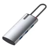 USB-C hubi Tellur TLL321061 koos PD 3.0 100W, HDMI väljundi ja 3× USB 3.0 pordiga