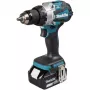 Makita DHP489RTJ akukruvikeeraja/löökkeeraja 1800 p/min Must, Sinine