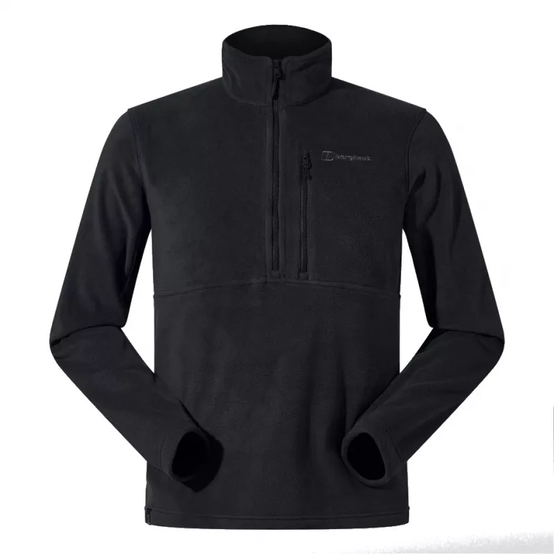 BERGHAUS Prism Half Zip Polartec® Fleece - meeste fliisist dressipluus, suurus L (must)