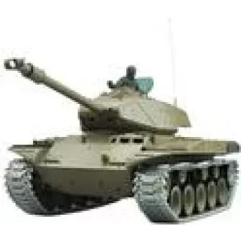 Amewi 23045 RC sõjaväe maismaasõiduki mudel raadio teel juhitav RC tank Elektrimootor 1:16 (23045)
