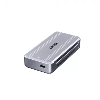 SSD-korpus Unitek S1242AGY01-EU USB4 40Gbps, M.2 NVMe, kuni 8TB, alumiinium/plast, aktiivjahutus