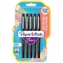 Viltpliiats Papermate Flair Originaal Medium Must 5 tk