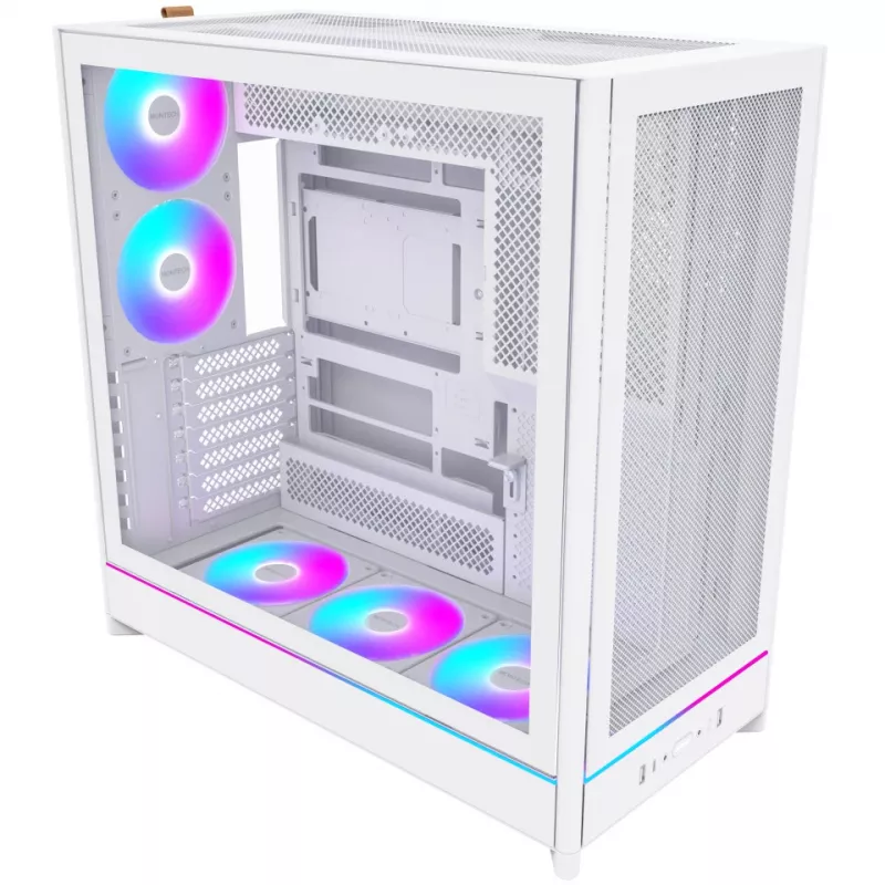 PC korpus Montech HS01 PRO Midi Tower Valge