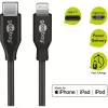 Laadimis- ja sünkroonimiskaabel Goobay Lightning to USB-C 0,5 m