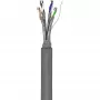 Wentronic Goobay CAT 6 võrgukaabel, S/FTP (PiMF), hall, 305 m - CCA vase segu, AWG 23/1 (täis), PVC (95696)