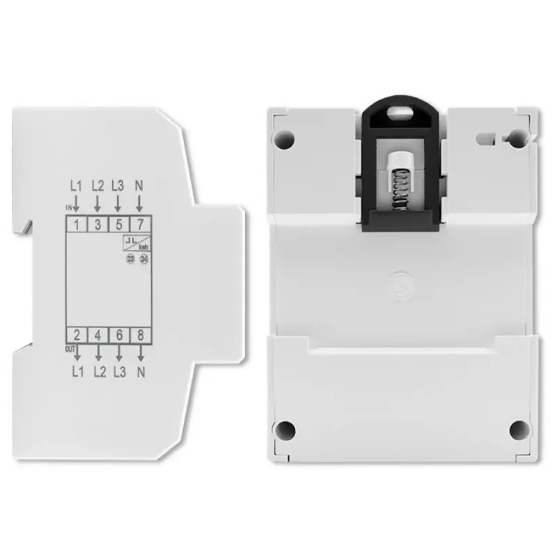 Kolmefaasiline elektrooniline arvesti QOLTEC 50992 400V 100A