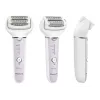 Epilaator Panasonic ES-EY30A — 60 pintsetti, 3 kiirust, märg ja kuiv, akutoitega, valge/lilla