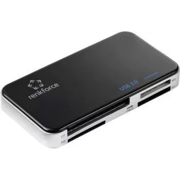 Renkforce RF-PCR-350 väline USB 3.0 mälukaardilugeja, must (RF-5173664)