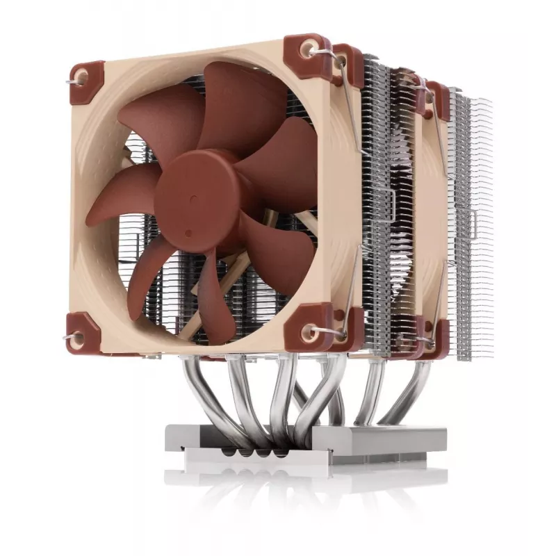Õhkjahuti Noctua NH-D9 TR5-SP6 4U — 92 mm kahe ventilaatoriga protsessorijahuti sTR5-le, alumiiniumribid, vasest alus, 2500 p/min