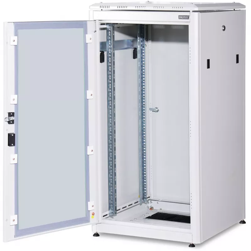 DIGITUS Professional Unique DN-19 22U-6/6-1 - kapp - helehall, RAL 7035 - 22U - 48,3 cm (19) (DN-19 22U-6/6-1)
