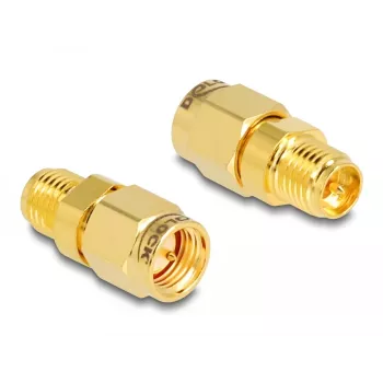 DeLOCK adapter RP-SMA emane SMA pistikule 9mm läbimõõt 18mm laius