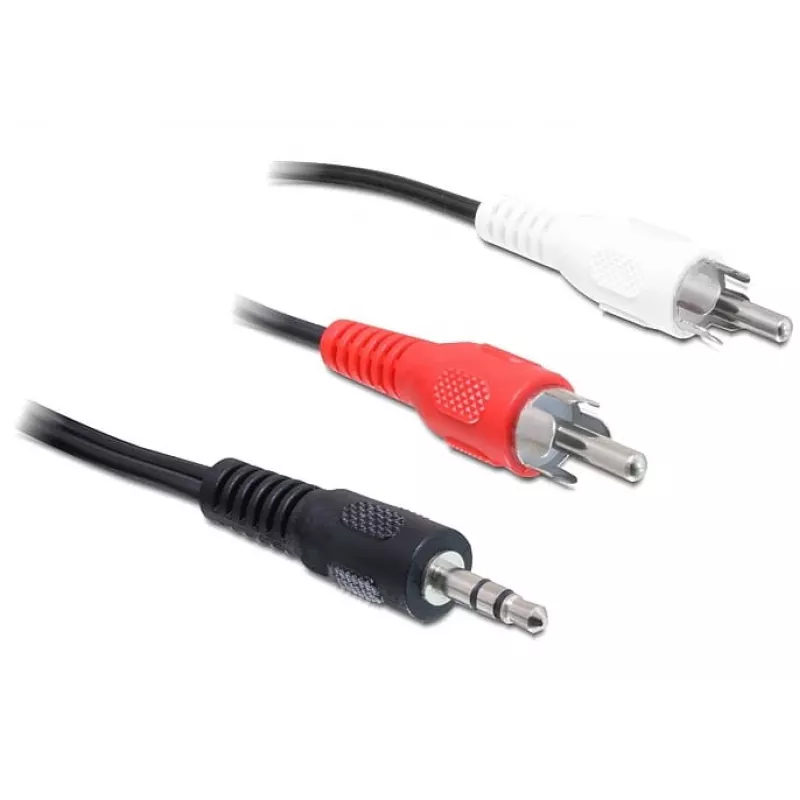 Audio kaabel 3.5mm/2 x RCA DeLOCK 84212