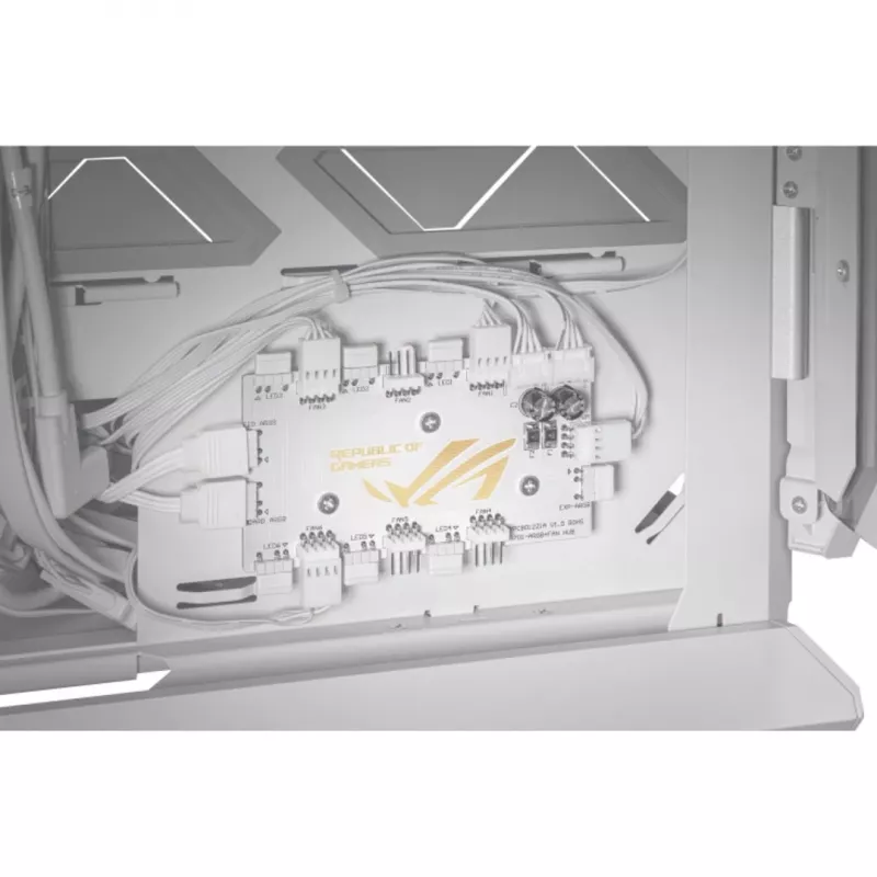 ASUS ROG GR701 Hyperion White, PC, Valge, ATX, EATX, micro ATX, Mini-ITX, Alumiinium, Multi, Esipaneel