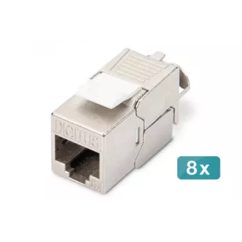 Digitus CAT 6A Keystone Module shielded toolfree Modul 8 pcs