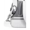 Seljakott XDDESIGN Bobby Edge vargusvastane valge — 17 L, mahutab 16-tollise sülearvuti, veekindel, 1,1 kg