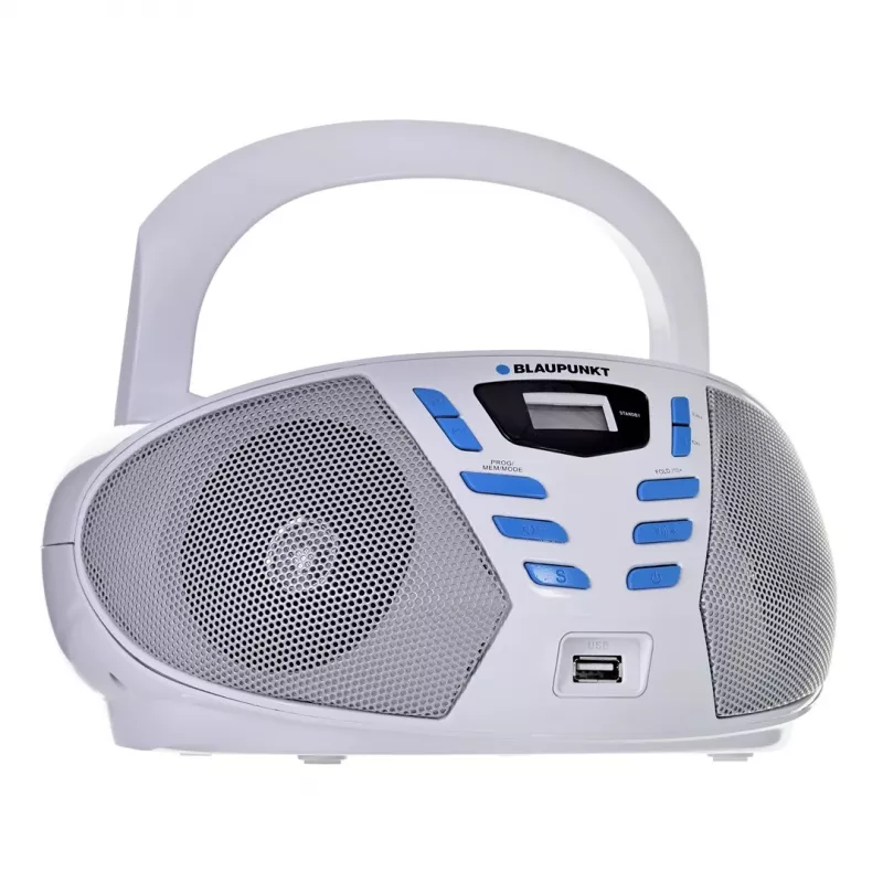 Blaupunkt BB7-WH kaasaskantav stereosüsteem Digitaalne 2.4 W FM Hall MP3 taasesitus