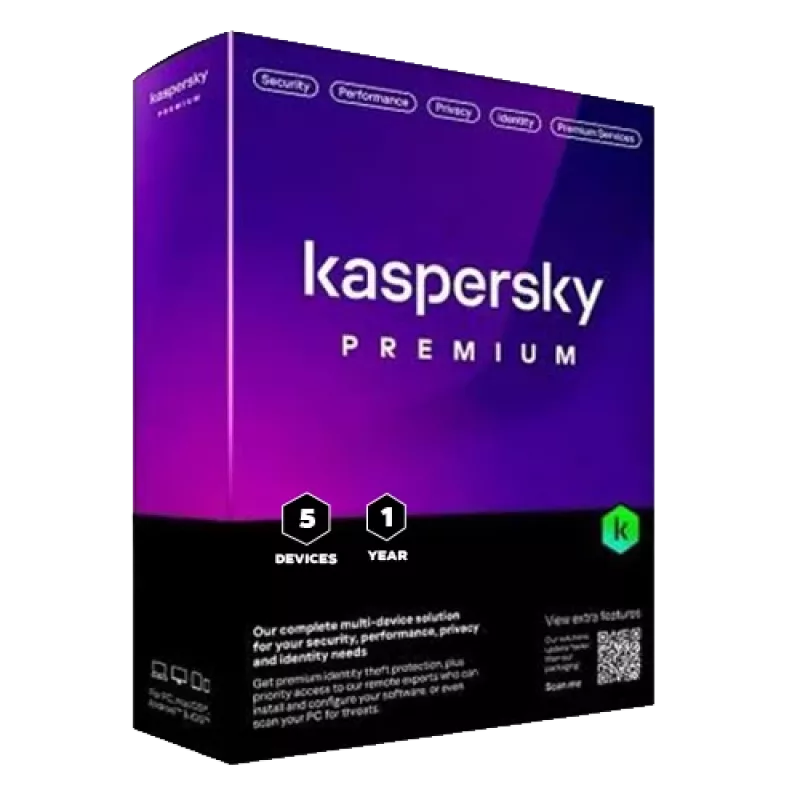 Kaspersky Premium + klienditugi | 5 seadet | 1 aasta | EL