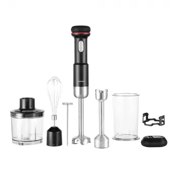 Käsimikser GASTROBACK Cordless Design 5-in-1 — 180 W, 0,5 L kann, akutoitega, roostevabast terasest terad