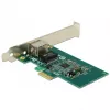 DeLock PCI Express kaart > 1 x Gigabit LAN - võrguadapter - PCIe 2.1 madalprofiil - Gigabit Ethernet
