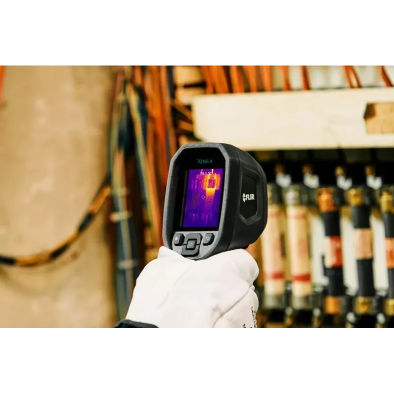 FLIR TG165-X MSX termokaamera -25 kuni +300 °C 80 x 60 pikslit 8,7 Hz MSX®, integreeritud LED-valgusti, digikaamera
