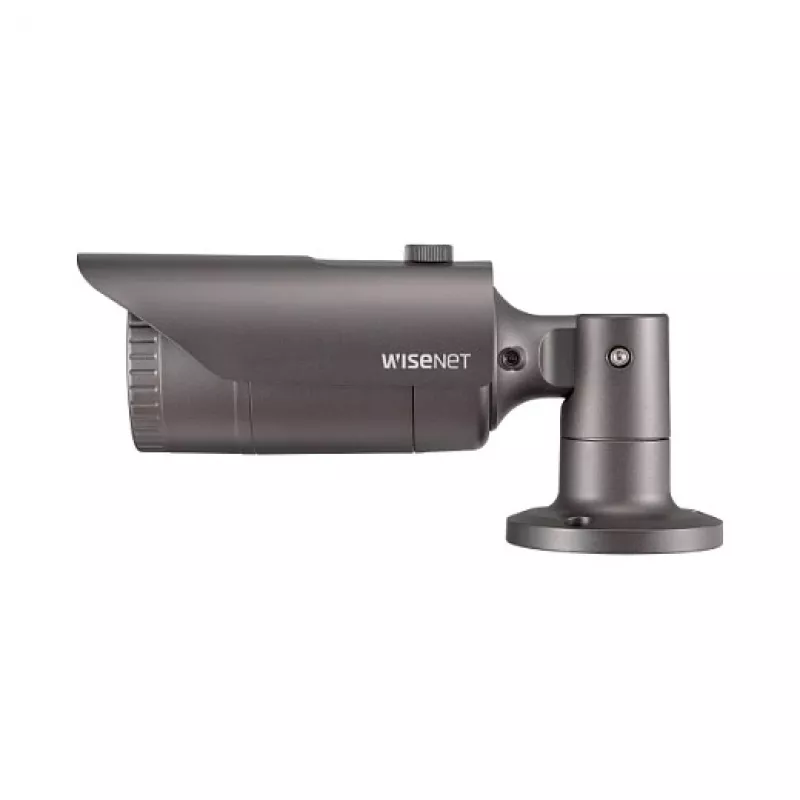 Kuul-tüüpi IP-turvakaamera Hanwha Wisenet QNO-6012R1 — 2,8 mm, 1920×1080, sise-/välistingimustesse, lae-/lauakinnitus, must