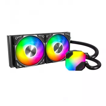Integreeritud vedelikprotsessorijahuti Montech Hyper Flow ARGB 240 mm, must