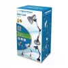 Laualamp ESPERANZA AVIOR E27 12W LED, must, reguleeritava kõrgusega, painduv vars, E27 pesa