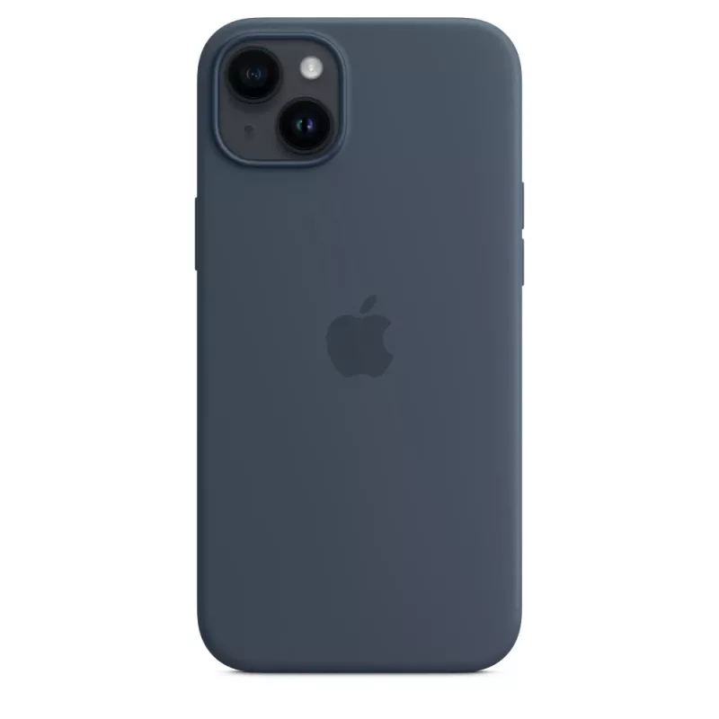 Silikoonümbris Apple iPhone 14 Plus MagSafe Storm Blue