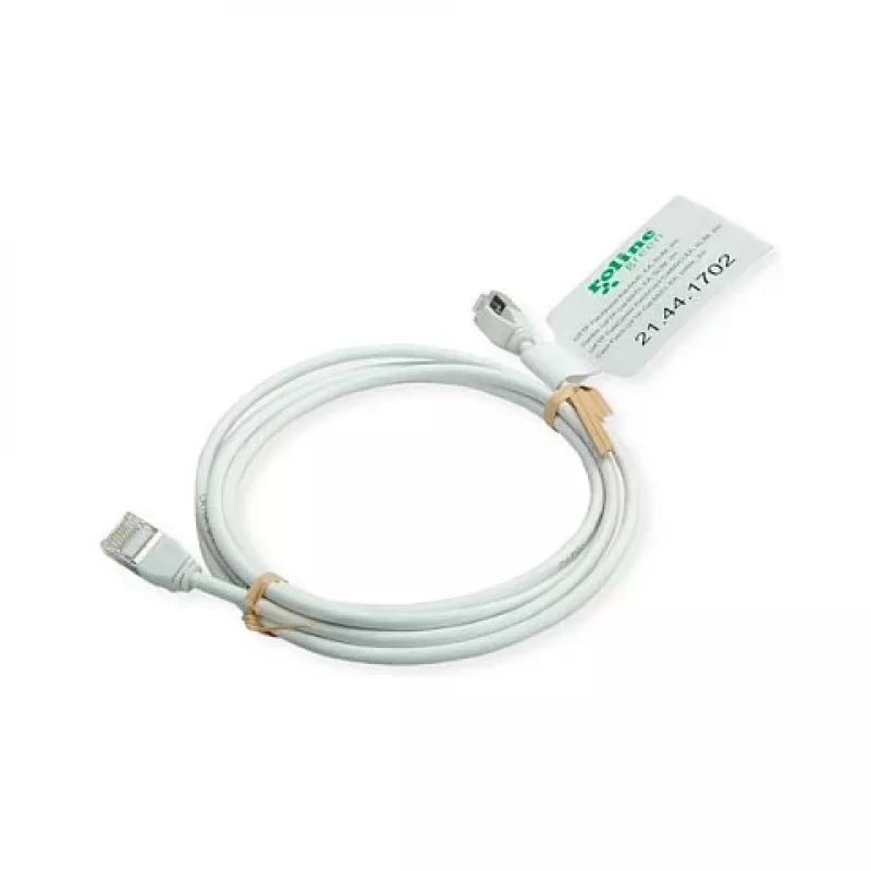 ROLINE GREEN U/FTP paigalduskaabel Cat.6A (klass EA), LSOH, õhuke, valge, 5 m