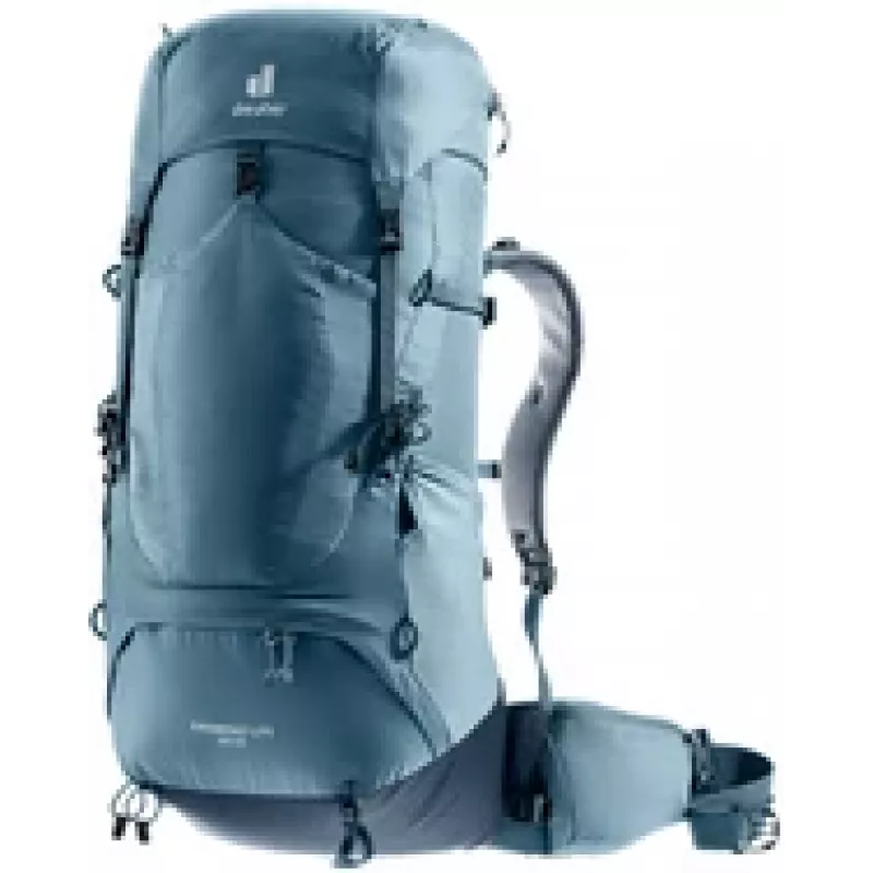 Seljakott DEUTER Aircontact Lite 50 + 10 — siseraam, 50 L (laiendatav 60 L-ni), 1,64 kg, pealtlaetav, unisex, sinine