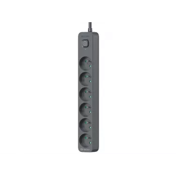 Pikendusjuhe TRACER TRALIS47025 1,8 m kaabel, 6 pistikupesa
