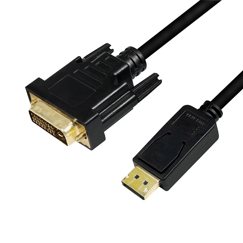 Video kaabli adapter LogiLink CV0131 2m DisplayPort DVI must