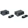telefonijagur RJ-45 F 3x RJ-45 F must ShiverPeaks BS71400-3SET
