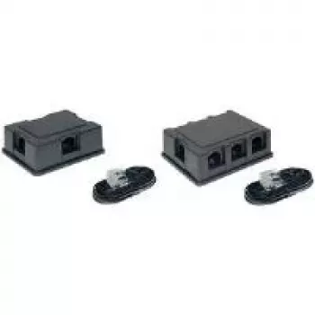 telefonijagur RJ-45 F 3x RJ-45 F must ShiverPeaks BS71400-3SET