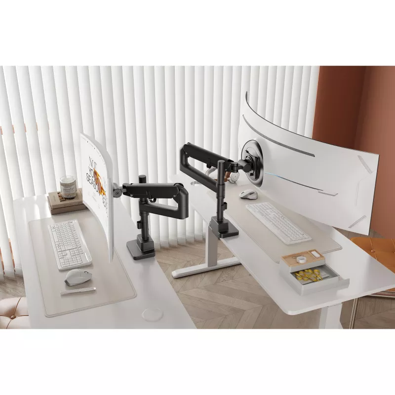 Monitor mount DIGITUS Single, clamp, 57 inch max, 27 kg capacity DA-90475
