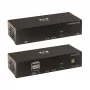 Eaton Tripp Lite Series DisplayPort-HDMI üle Cat6 pikenduskomplekt KVM-toega, 4K 60Hz, 4:4:4, USB, PoC, HDCP 2.2, kuni 230 jalga, TAA - Video/Heli laiendus, HDMI, Di