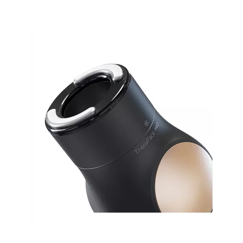 Näomassaažija Therabody Theraface Hot & Cold Rings FG Must — 67 mm, juhtmevaba, 2 programmi, OLED-ekraan