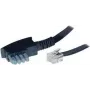 Kaabel S/CONN ShiverPeaks TC70170 10m TAE-N RJ12 Must läbipaistev
