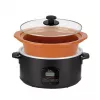 Slow cooker Jata JEOL2145 5 L 210 W Must Terrakota Nupud 230 V