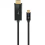 Goobay USB-C–HDMI-kaabel 4K 60 Hz 1 m must – –Pistik> HDMI (75696)