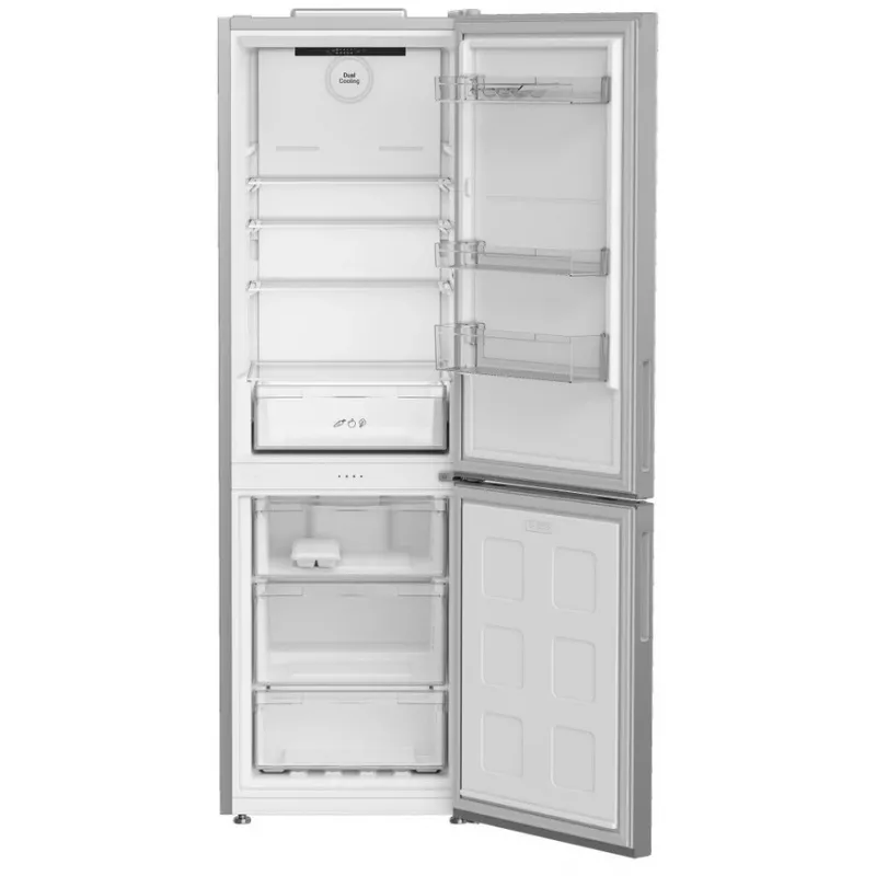Külmik Indesit INK 25402 S4E | Kombi, eraldiseisev, No Frost, 249 L külmikus / 106 L sügavkülmikus, K 203,5 cm, Energiaklass E, 37 dB, Hõbedane