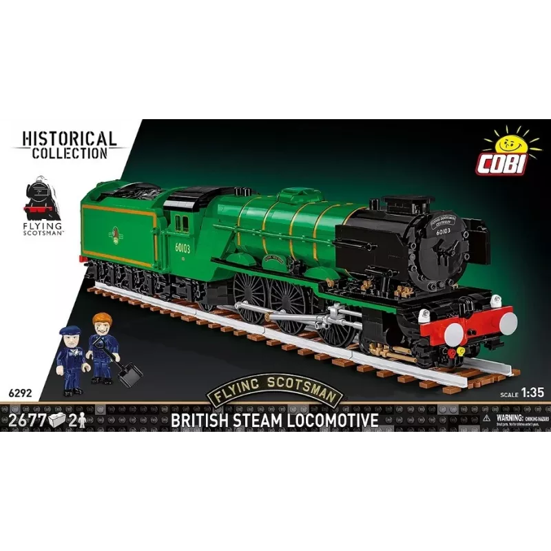 Cobi Building Blocks Train Flying Scotsman mudel COBI-6292 mõõtkavas 1:48, ehituskomplekt