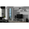 Cama komplekt of two shelves 125cm SOHO valge matt