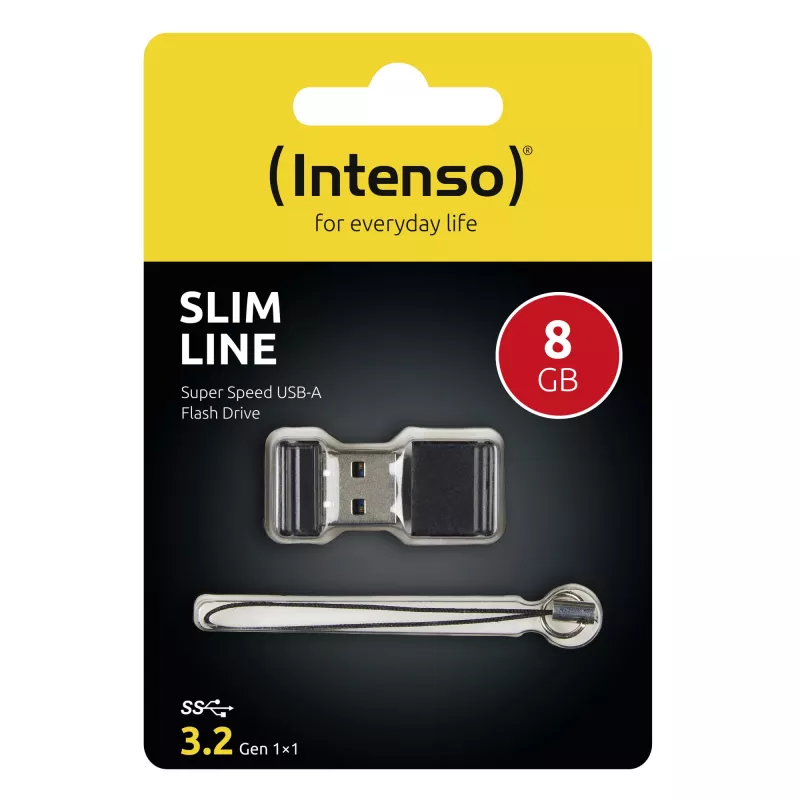 USB-mälupulk Intenso 8 GB USB Type-A 3.2 Gen 1 Must